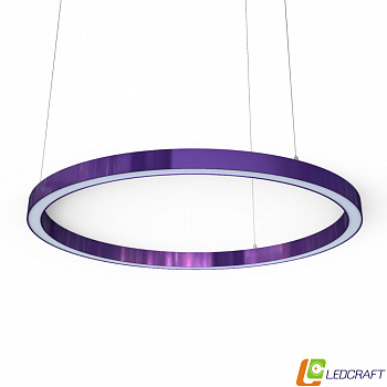 Ø1150*80*50мм (60W) светодиодный профильный круглый светильник фиолетовый