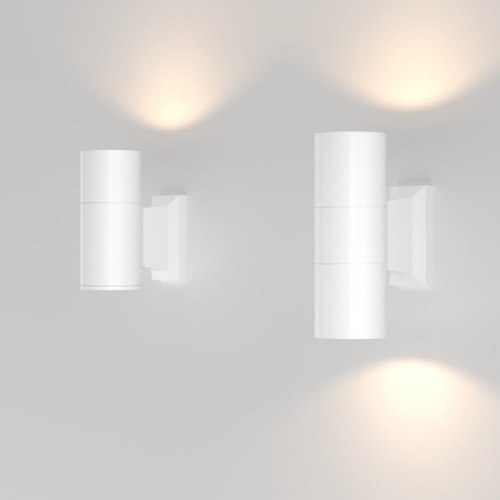Фасадный светильник BOWERY под лампу GU10 (белый) (6)