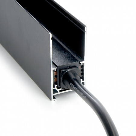 Соединитель-коннектор для низковольтного шинопровода, черный, LD3002 (4)