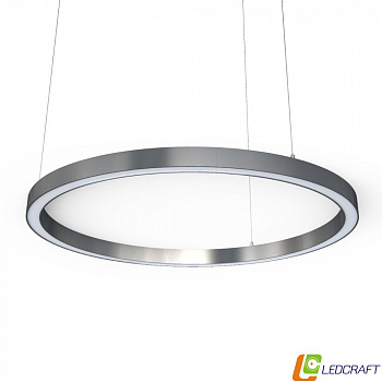 Ø1150*80*50мм (120W) светодиодный профильный круглый светильник серый