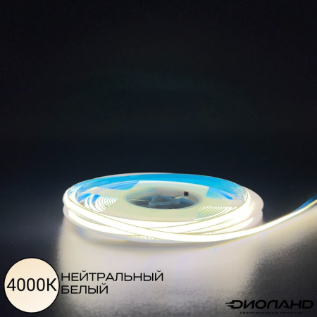 Светодиодная лента COB 384LED  24V  8W  IP20  4000К узкая (1)