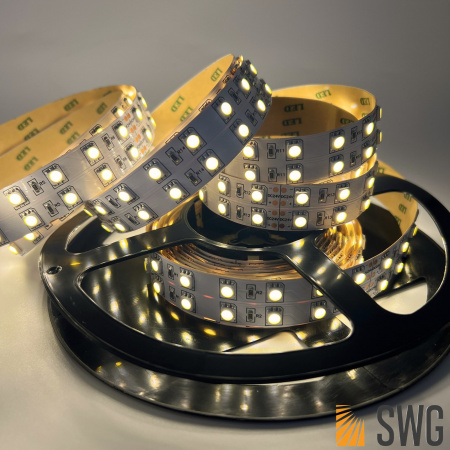 Светодиодная лента SMD 5050  120LED  24V  28,8W  IP20  3000K 2-х рядная (3)