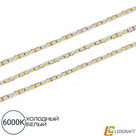 Светодиодная лента SMD 3528  120LED  12V  9,6W  IP33  6000K