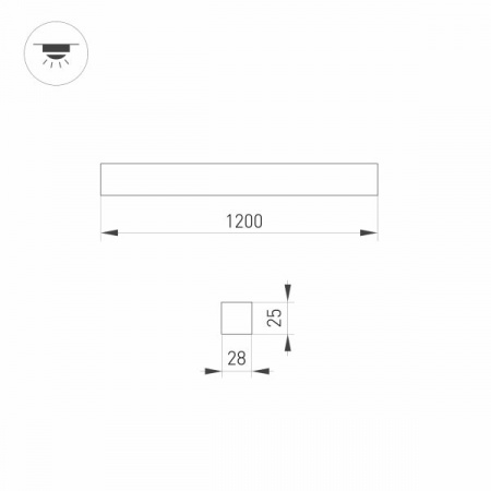 Светильник для потолка Армстронг STARLINE 26W (3)