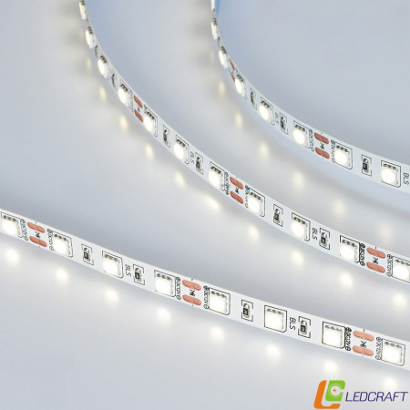 Светодиодная лента SMD 5050  60LED  12V  14,4W  IP20  4000К