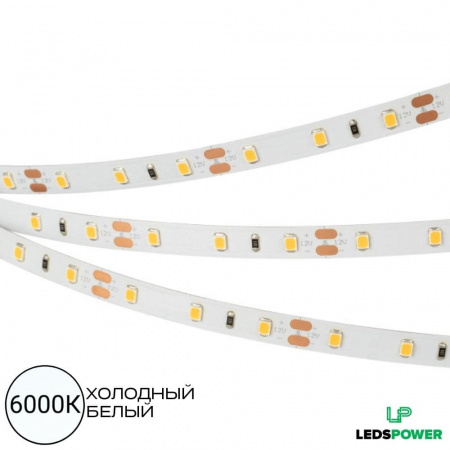 Светодиодная лента SMD 2835  60LED  12V  4,8W  IP33  6000K