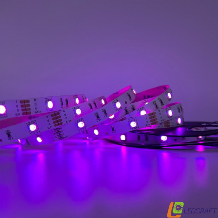 Светодиодная лента SMD 5050  30LED  12V  7,2W  IP33  RGB (4)