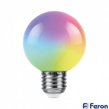 Светодиодная лампа для гирлянды белт-лайт G60 E27 3W (плавная смена цвета)