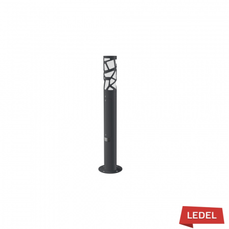 Ландшафтный светильник L-park PILLAR 20W АНТИВАНДАЛЬНЫЙ (чёрный)
