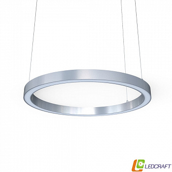 Ø875*80*50мм (90W) светодиодный профильный круглый светильник серый
