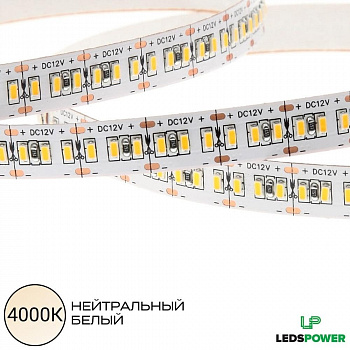 Светодиодная лента SMD 3014 / 240LED / 12V / 21W / IP20 / 4000K 
