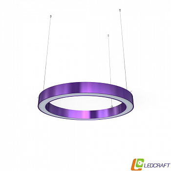 Ø600*80*50мм (62W) светодиодный профильный круглый светильник фиолетовый
