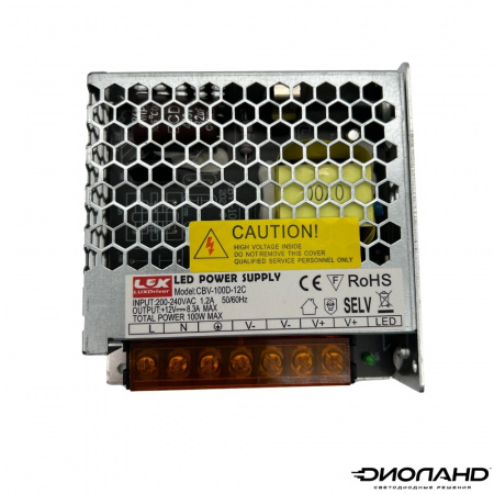 Блок питания LUXDriver 100W 12V IP20 (3)
