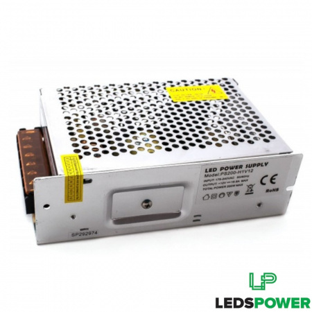 Блок питания PREMIUM 200W 12V IP20