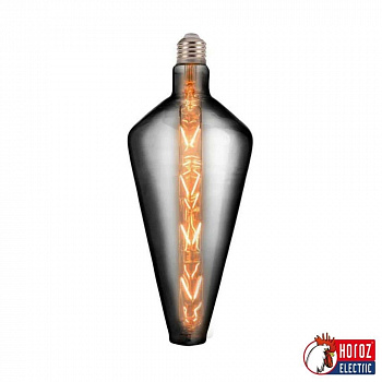 Филаментная лампа PARADOX-XL E27 8W (титановый)