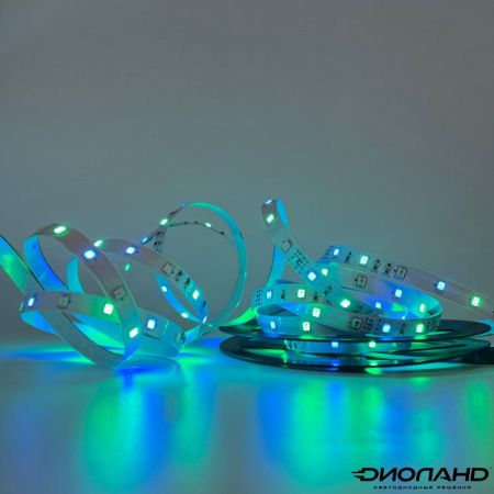 Светодиодная лента SMD 2835  60LED  12V  4,8W  IP33  RGB (1)