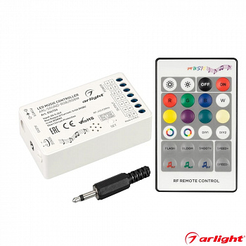Радио аудиоконтроллер для ленты RGB / RGBW (12А)
