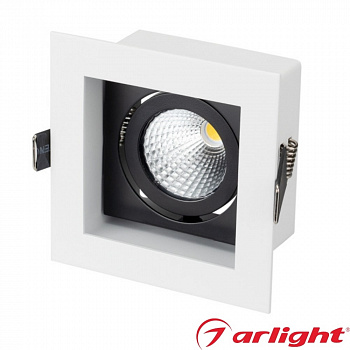 Встраиваемый квадратный поворотный светильник KARDAN 9W (1)