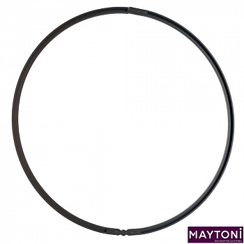 1,2 метра круглый однофазный шинопровод (чёрный) (1)