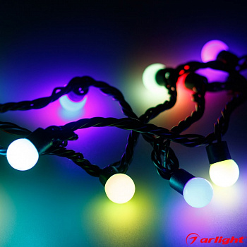 Гирлянда "Нить" 14W 220V IP65 RGB (20 метров)