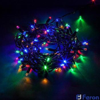 Гирлянда "Нить" 6W 220V IP20 RGB (10 метров)