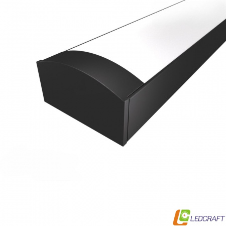Алюминиевый профиль чёрный LC-LP-0716 (2 метра) (5)