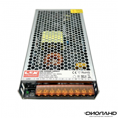 Блок питания LUXDriver 360W 24V IP20 (хром) (2)