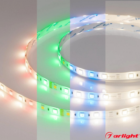 Светодиодная лента SMD 5060  60LED  24V  14,4W  IP65  RGBW влагозащищённая (1)