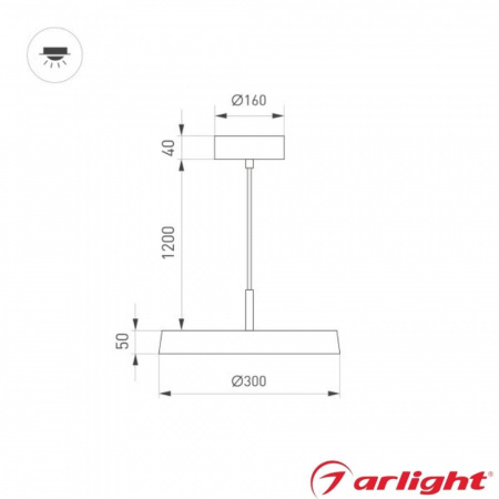 Подвесной светильник ELEGANT 17W (белый) (3)