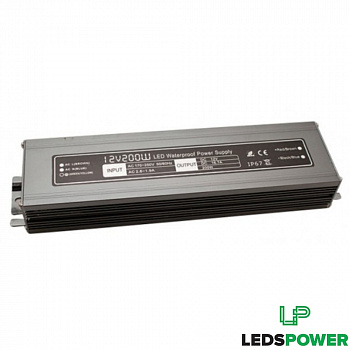 Блок питания SLIM 200W 12V IP67