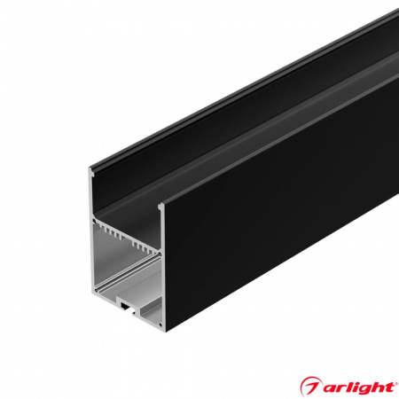 КОМПЛЕКТ алюминиевый профиль SL-LINE-4970-2500 BLACK+OPAL (2 метра) (2)