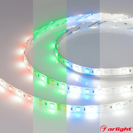 Светодиодная лента SMD 5060  60LED  24V  14,4W  IP65  RGBW влагозащищённая