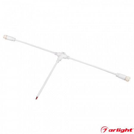 Коннектор питания ARL-MOONLIGHT-SPIDMX-CON-POWER-T-MID-WIRE-WH