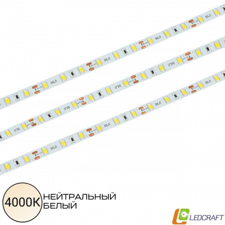 Светодиодная лента SMD 5630  60LED  12V  16W  IP33  4000K