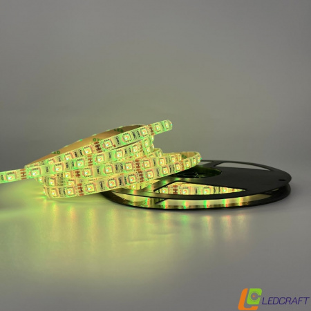 Светодиодная лента SMD 5050  60LED  12V  15W  IP65  RGB (10)