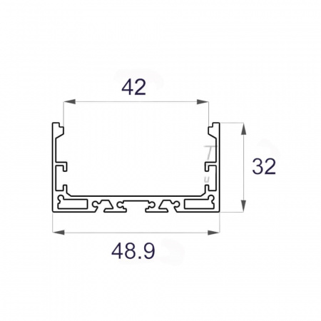 Алюминиевый профиль LC-LP-3250 (2 метра) (2)