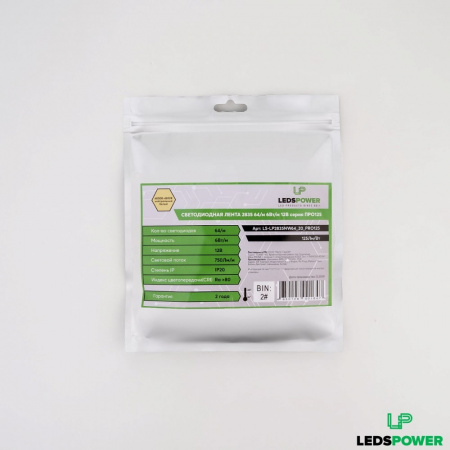 Светодиодная лента PRO125 SMD 2835  64LED  12V  6W  IP20  4000К (4)