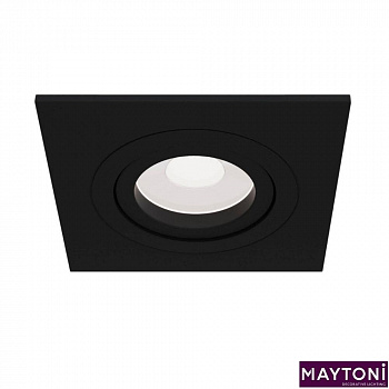Встраиваемый поворотный светильник ATOM под лампу GU10 (чёрный) (1)