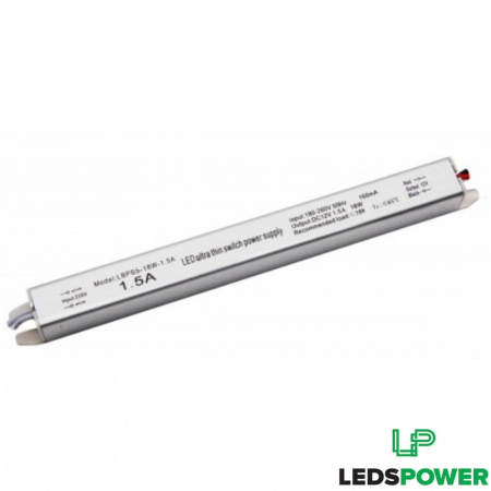Блок питания SUPER SLIM 18W 12V IP20