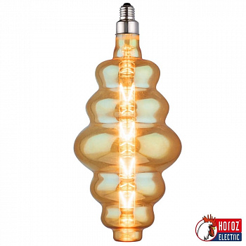Филаментная лампа ORIGAMI-XL E27 8W (янтарный)