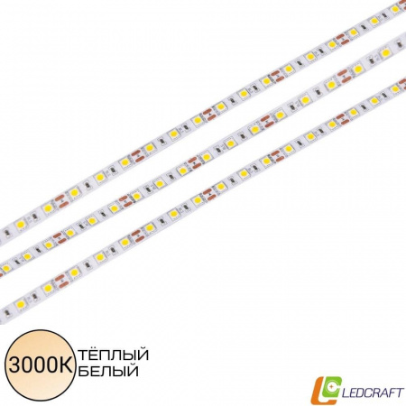 Светодиодная лента SMD 5050  60LED  12V  14,4W  IP33  3000К