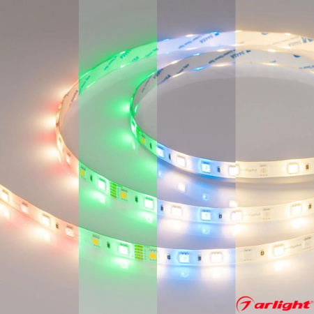 Светодиодная лента SMD 5060  60LED  24V  14,4W  IP65  RGBW влагозащищённая (1)
