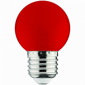 Красная светодиодная лампа 1W