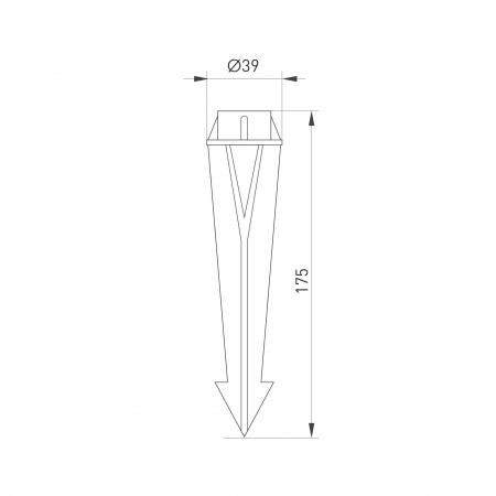Основание для светильника ALT-SPIKE-175 (3)