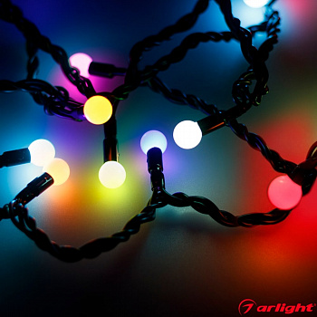 Гирлянда "Нить" 7W 220V IP65 RGB (10 метров)