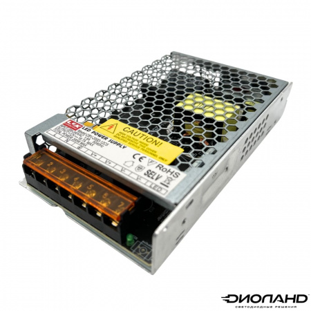 Блок питания LUXDriver 200W 12V IP20 (хром) (1)